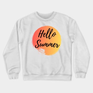 Hello summer Crewneck Sweatshirt